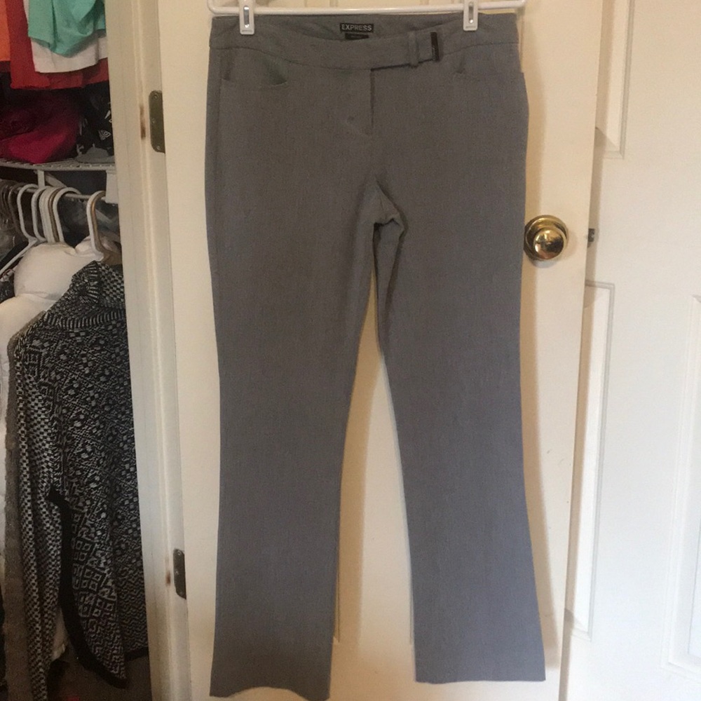 Express Columnist gray pants size 4